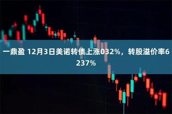 一鼎盈 12月3日美诺转债上涨032%，转股溢价率6237%