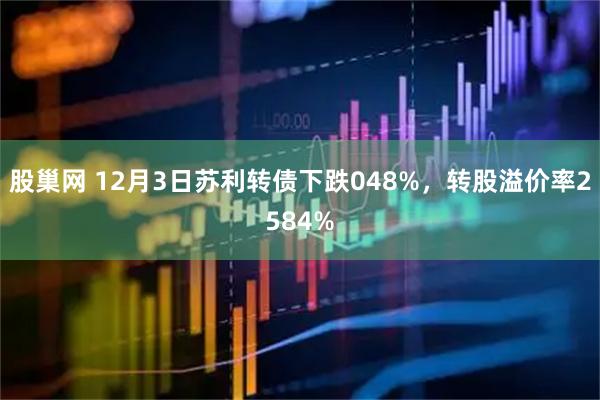 股巢网 12月3日苏利转债下跌048%，转股溢价率2584%